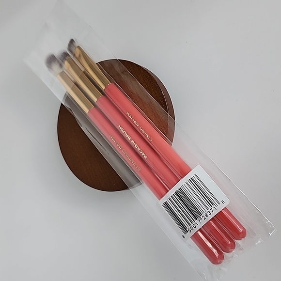 Alamar 3 Piece Eye Brush Trio - Pink Eyeshadow Brush Set - Picture 5 of 6